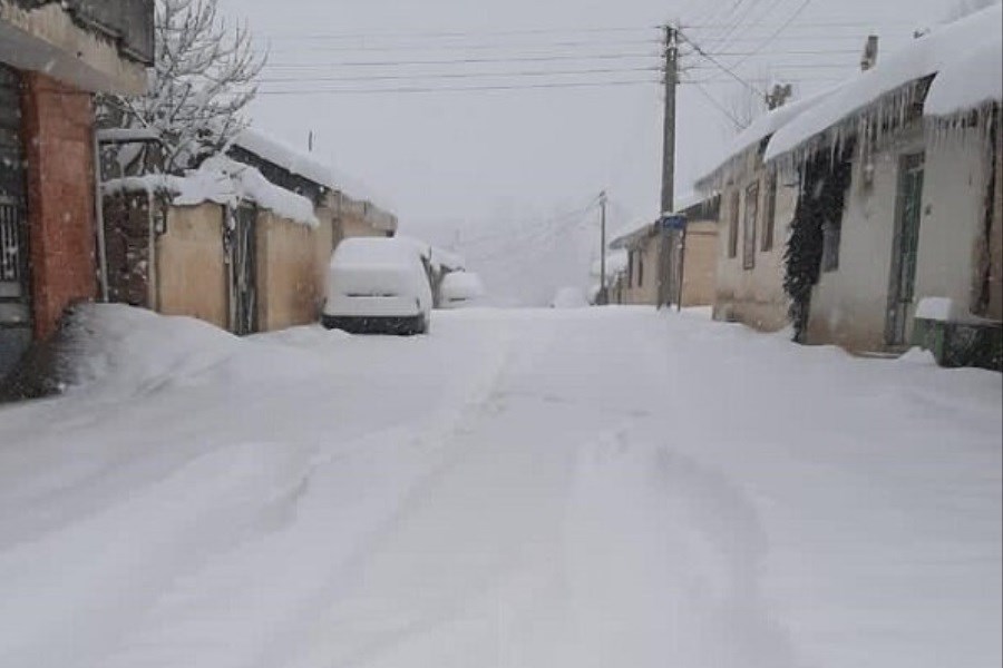 بارش ۲۰ سانتیمتری برف در ارتفاعات خورگام شهرستان رودبار