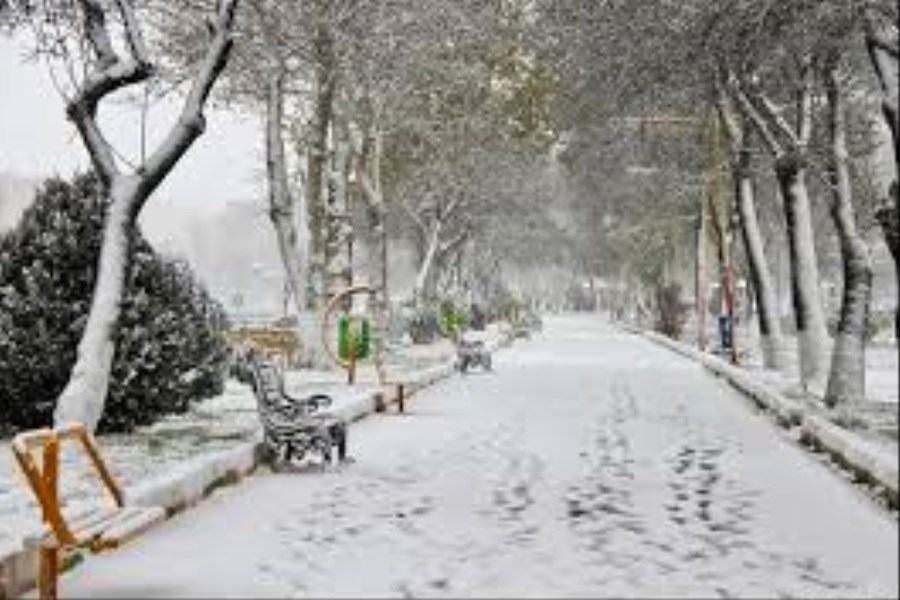 تصویر تداوم و تشدید بارش برف و باران در گیلان تا پایان هفته