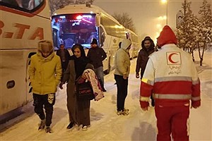 امداد رسانی هلال احمر کردستان به بیش از هزار گرفتار در برف