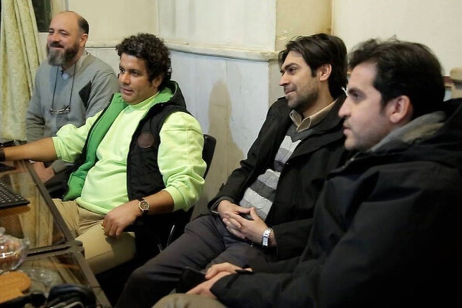 تصویر بازدید مدیران شبکه نسیم از پشت صحنه طنزستان