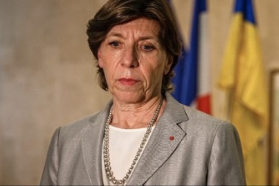 تصویر لفاظی وزیر خارجه فرانسه علیه ایران