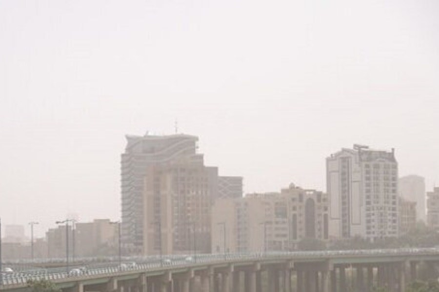 شاخص کیفیت هوای تهران بر روی عدد 71 قرار دارد