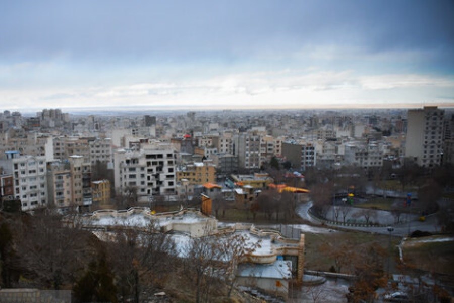 تصویر کاهش دمای تهران تا پایان هفته