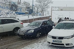 ‌راه ارتباطی روستاهای لواسانات به دلیل بارش برف قطع شد‌