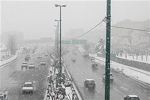 بارش برف بهاری در شمال تهران؛ پایتخت سفیدپوش شد+ تصاویر