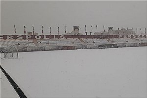 برف شدید و احتمال لغو دربی حساس تهران