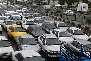 آغاز ترافیک در معابر تهران بعد از تعطیلات چند روزه