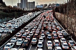 روز پرترافیک در تهران&#47; موتورسواران در تونل‌ها تردد نکنند