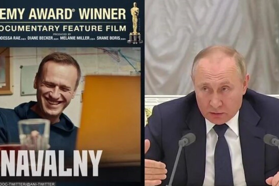 تصویر واکنش کاخ «کرملین» به یک جایزه اسکار «ناوالنی»