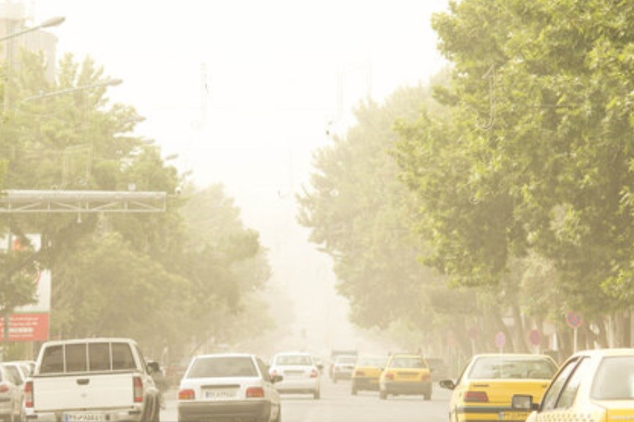 تصویر هشدار زرد وزش باد شدید برای تهران صادر شد