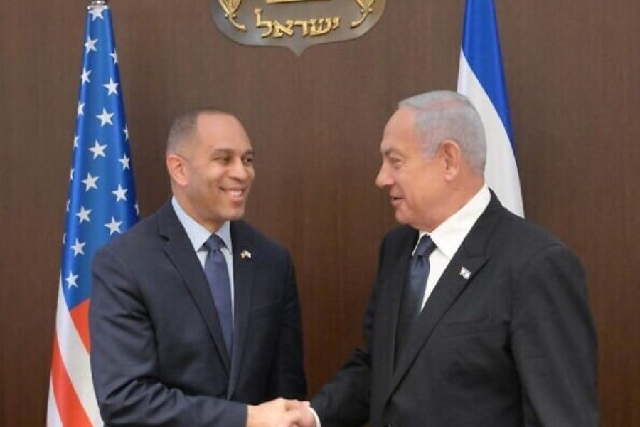 تصویر دیدار نتانیاهو با اعضای دموکرات کنگره آمریکا درباره ایران