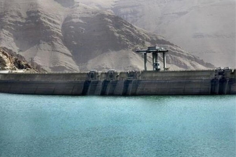تصویر وضعیت نگران کننده در سدهای آب شرب مشهد