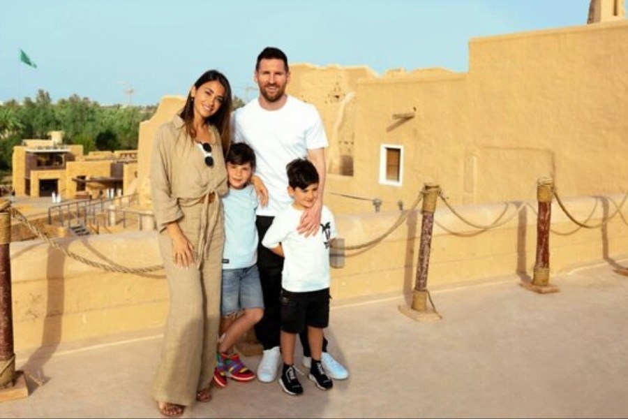 تصویر پشت پرده سفر مسی به عربستان
