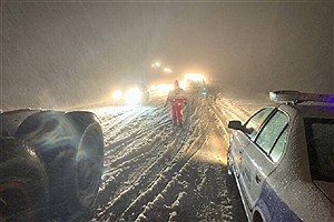 امدادرسانی به ۱۶۷ نفر از حادثه‌دیدگان برف و کولاک شدید