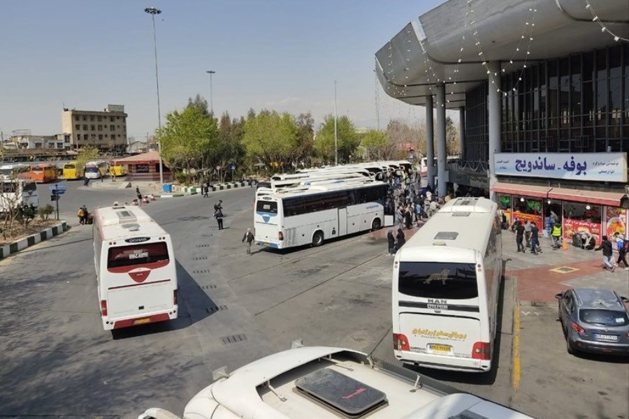 تصویر ترافیک نیمه سنگین در آزادراه های قزوین