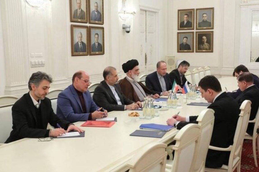 تصویر دیدار روسای دیوان عالی ایران و روسیه در مسکو