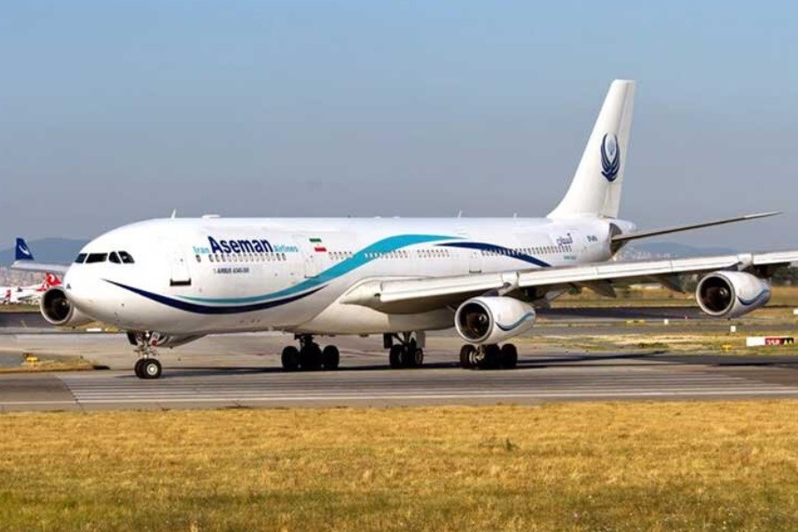 تصویر نقص فنی مجدد بوئینگ هواپیمایی آسمان این بار در فرودگاه مشهد
