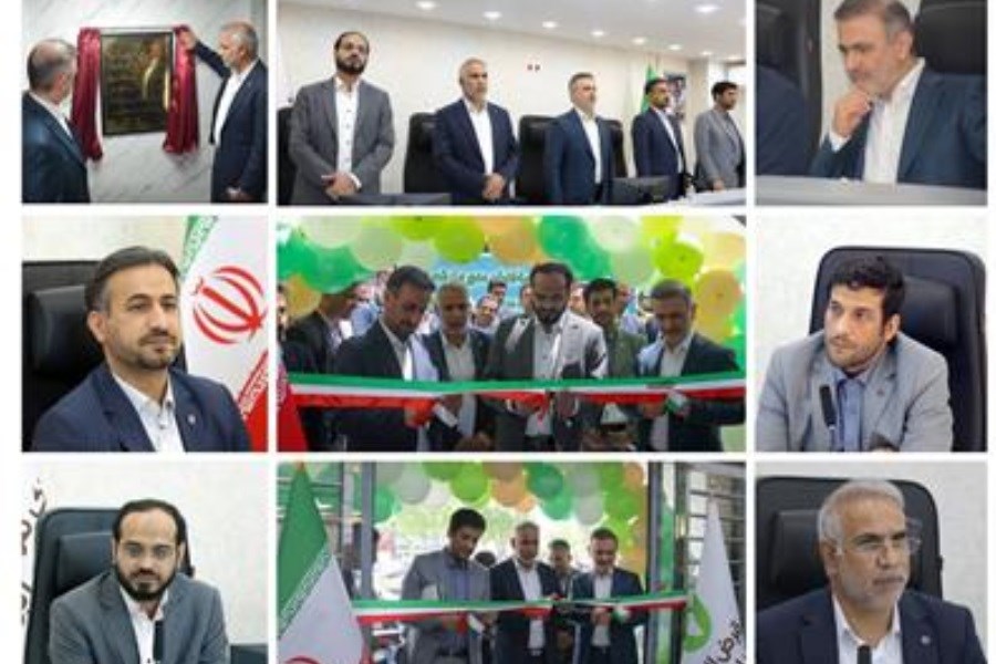 تصویر افتتاح ساختمان جدید مدیریت شعب استان فارس بانک قرض‌الحسنه مهر ایران با هویت بصری جدید
