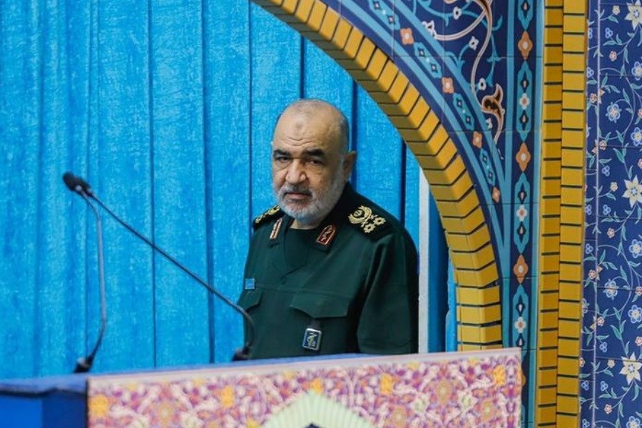 تصویر پیام تبریک سرلشکر سلامی به فرمانده کل ارتش جمهوری اسلامی