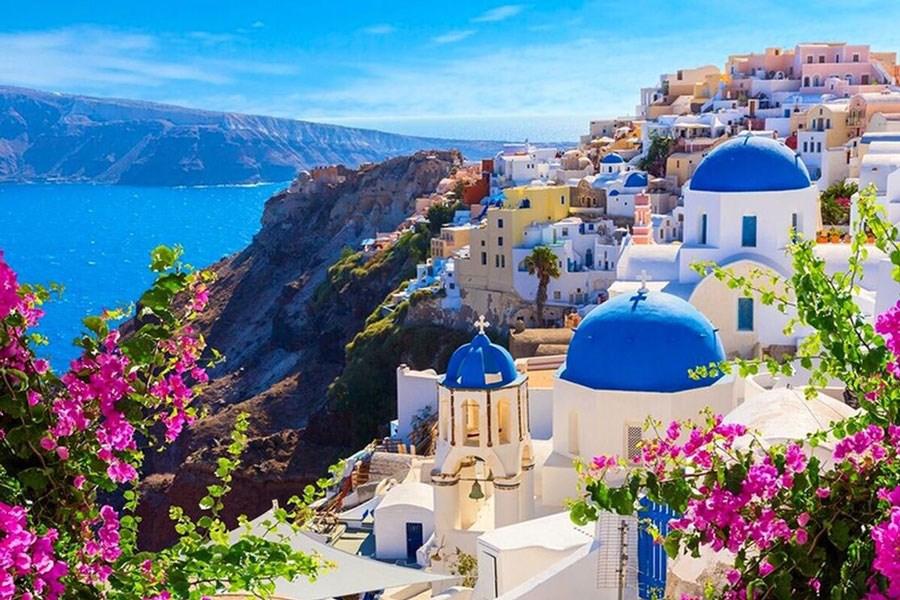 تصویر زیباترین جزیره دنیا در یونان را بشناسید