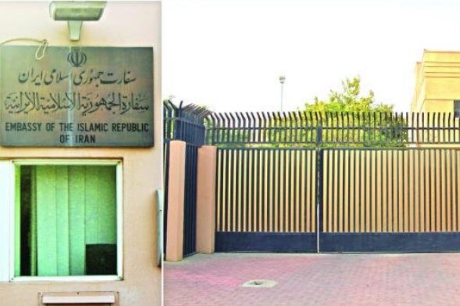 تصویر سرانجام امروز سفارت ایران در عربستان بازگشایی شد