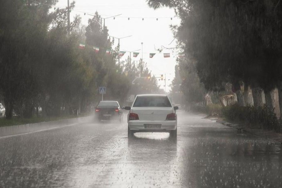 تصویر هشدار نارنجی برای استان تهران&#47; رگبار باران، رعد و برق و وزش باد شدید