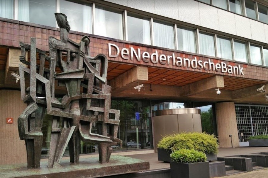 تصویر هشدار بانک مرکزی هلند درباره ادامه تورم