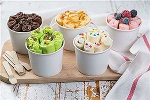 بستنی رولی، یک دسر عالی برای روزهای گرم تابستان