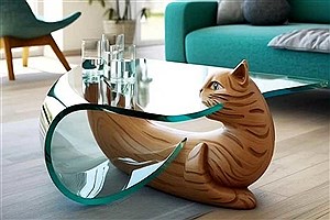 میزی برای طرفداران گربه !+ تصاویر