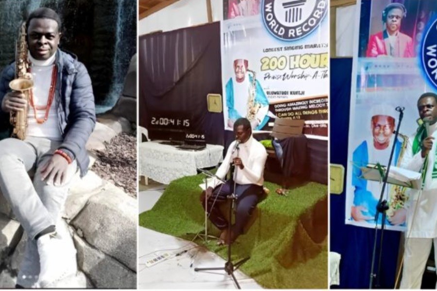 ۲۰۰ ساعت خوانندگی بی‌وقفه مرد نیجریه‌ای برای ثبت در گینس