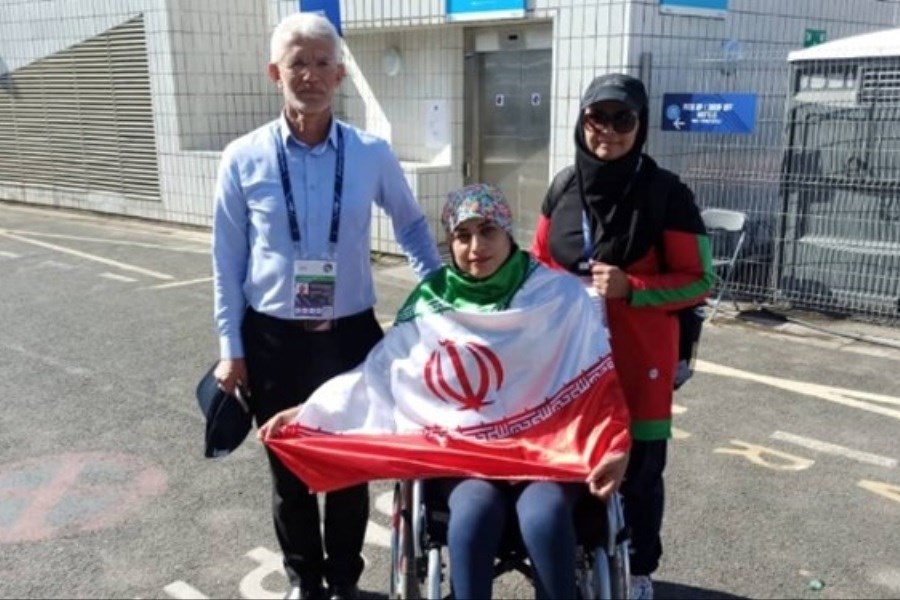 نقره پارادوومیدانی جهان بر گردن بانوی ایرانی