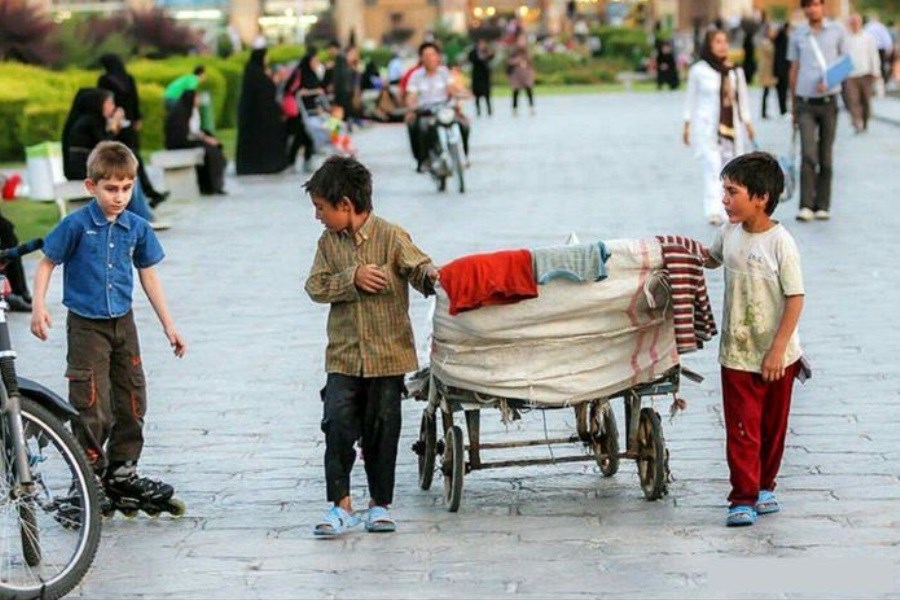 تصویر شناسایی ۹۱۵ کودک کار در کرمانشاه