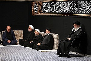 برگزاری اولین شب مراسم عزاداری حضرت اباعبدالله الحسین(ع) با حضور رهبر انقلاب