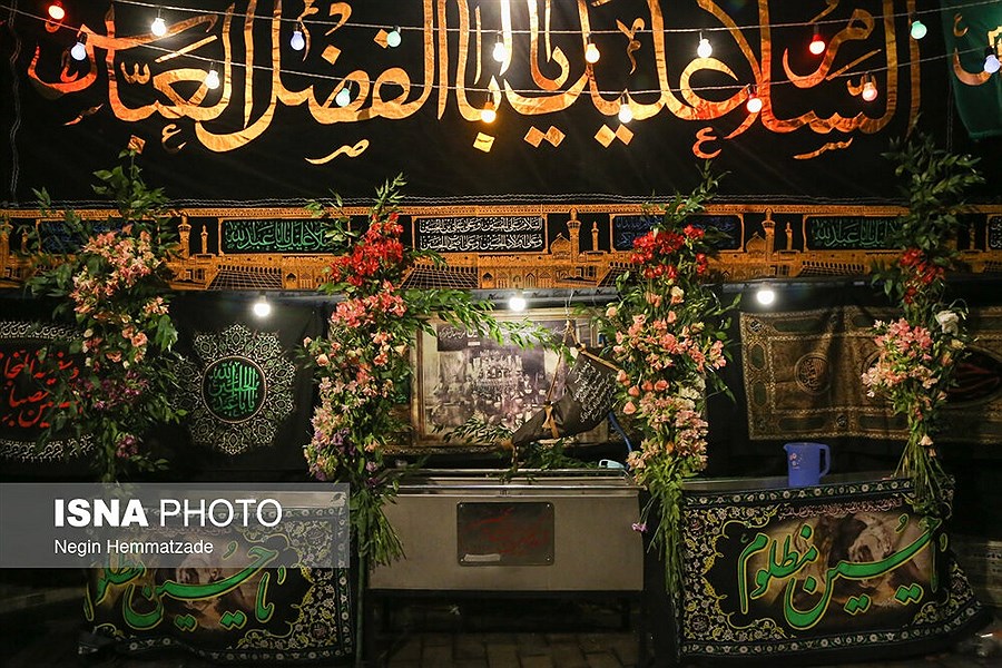 تصویر عزاداری روز هشتم محرم در بازار تهران