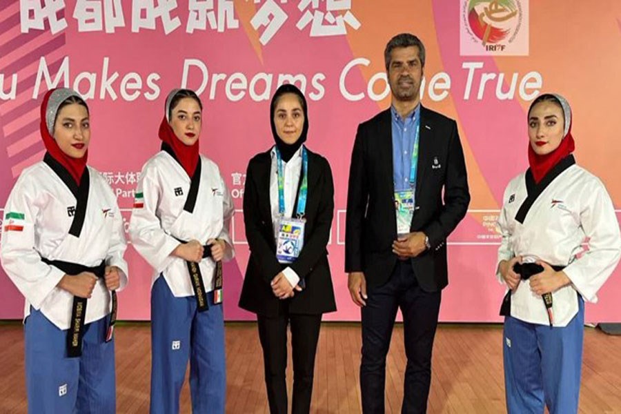 تیم پومسه زنان ایران در یونیورسیاد سوم شد