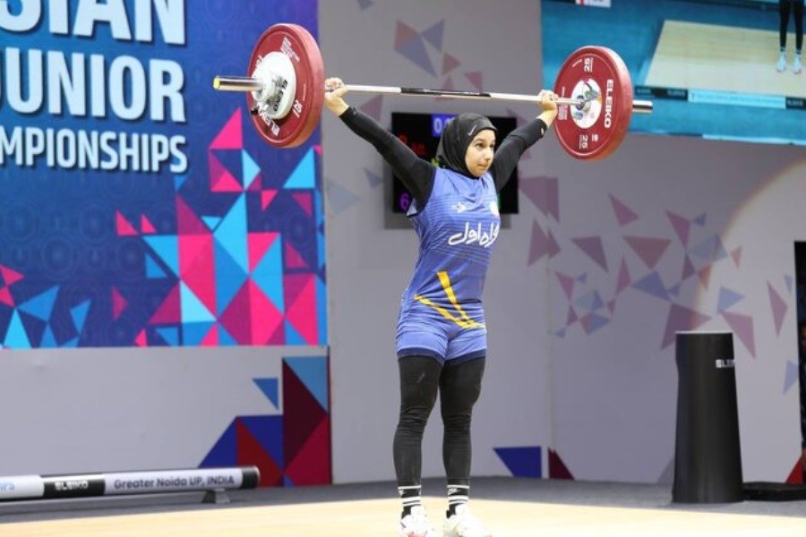 تصویر ۴ مدال دختران نوجوان و جوان ایران در وزنه‌برداری قهرمانی آسیا