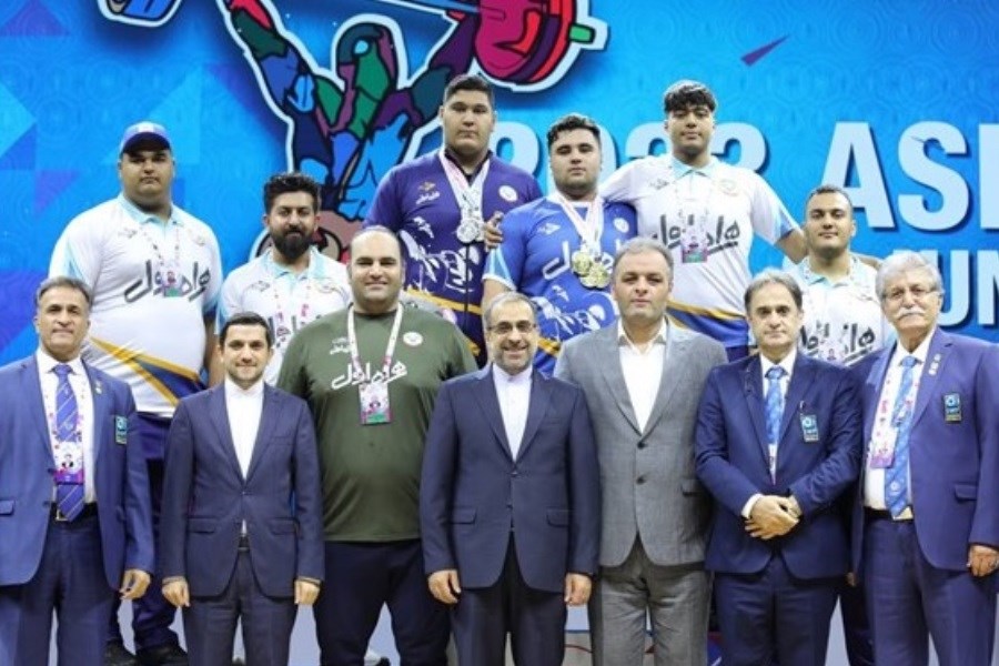 قهرمانی تیم ملی وزنه‌برداری نوجوانان ایران در آسیا