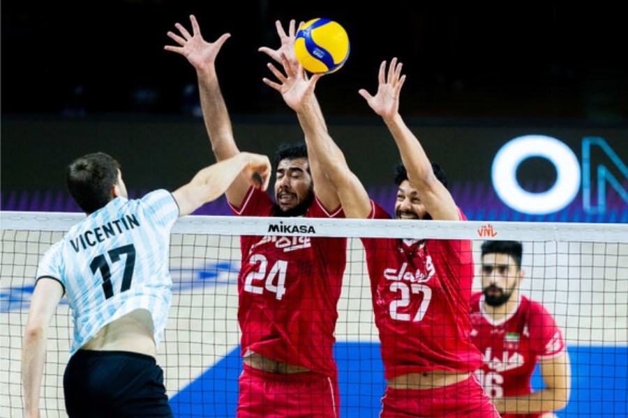 تصویر پخش زنده مسابقات ایران در والیبال قهرمانی آسیا