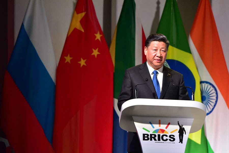 تصویر درخواست چین برای تبدیل بریکس به رقیب گروه ۷