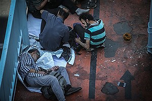 جمع‌آوری بیش از ۲۰۰ معتاد متجاهر در غرب تهران