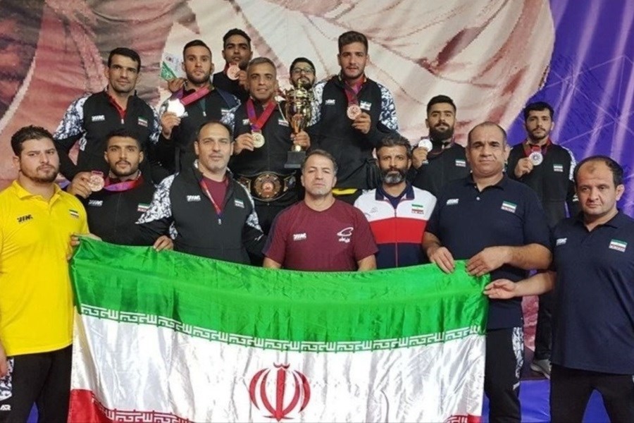 نایب قهرمان جهان تیم کشتی فرنگی ناشنوایان ایران