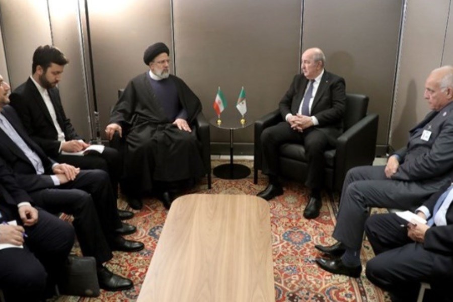 رئیس‌جمهور الجزایر با ابراهیم رئیسی گفتگو کرد