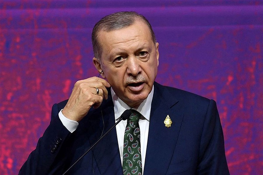 واکنش اردوغان به عملیات طوفان الاقصی