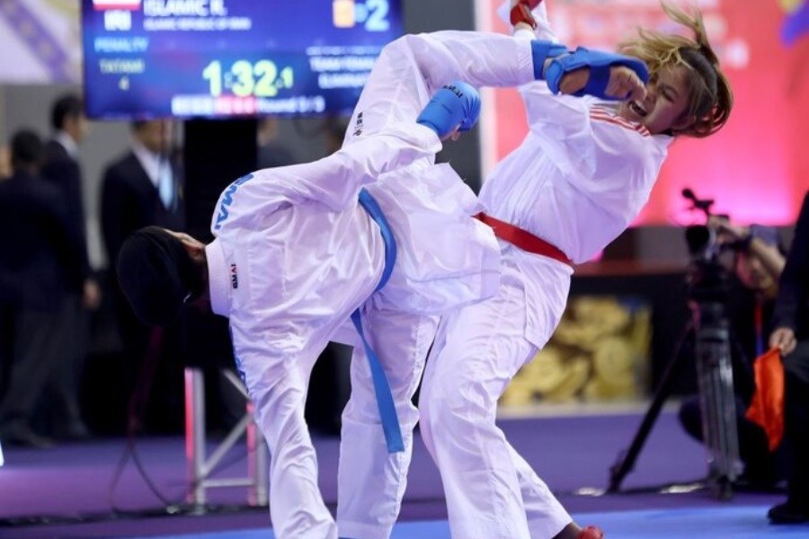 تصویر صعود ۵ کاراته کار ایرانی به فینال رقابتهای مارسی
