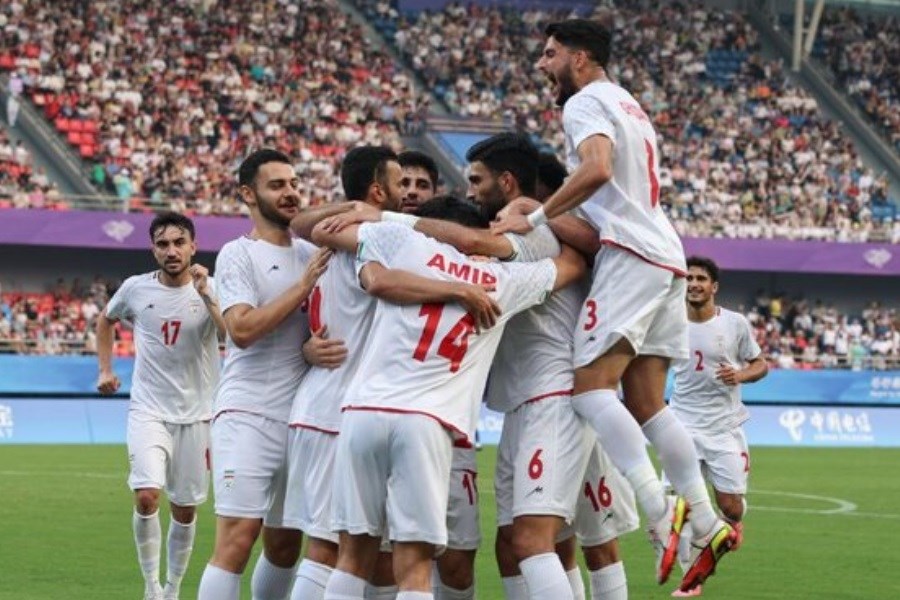 تصویر پیروزی تیم فوتبال امید ایران برابر تایلند