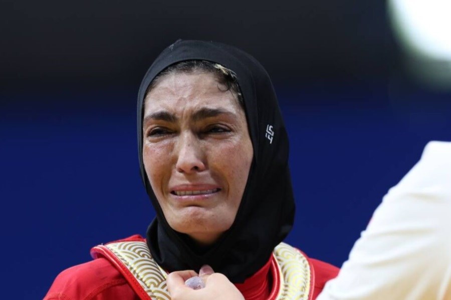 اشک‌های «الهه منصوریان» بعد از کسب مدال نقره بازی‌های آسیایی