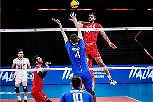 تیم والیبال ایران از برزیل  شکست خورد