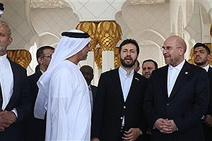بازدید هیات پارلمانی ایران از مسجد جامع شیخ زاید ابوظبی
