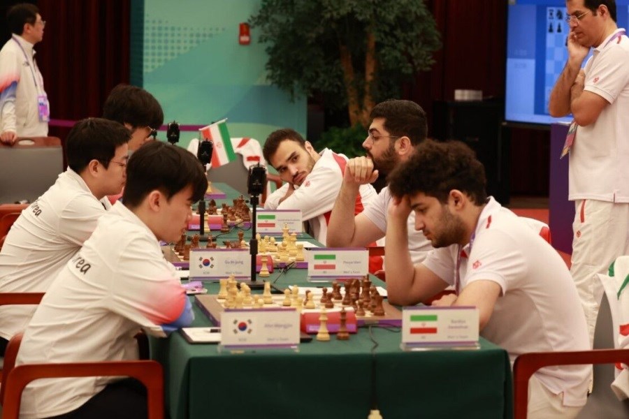 تصویر اولین طلای تاریخ شطرنج ایران در بازی‌های آسیایی