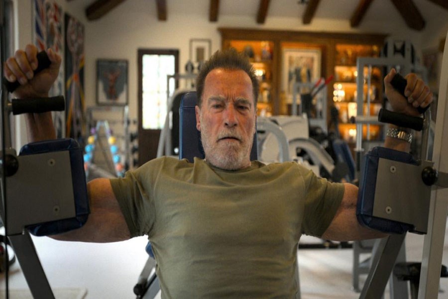 تصویر نظر آرنولد شوارتزنگر در مورد تاثیر پیری بر بدنش